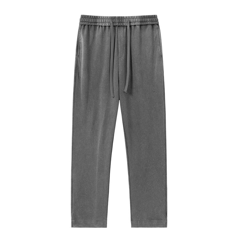Acid Washed Straight Leg Sweatpant
