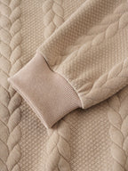 Cable Knit Quarter-Zip
