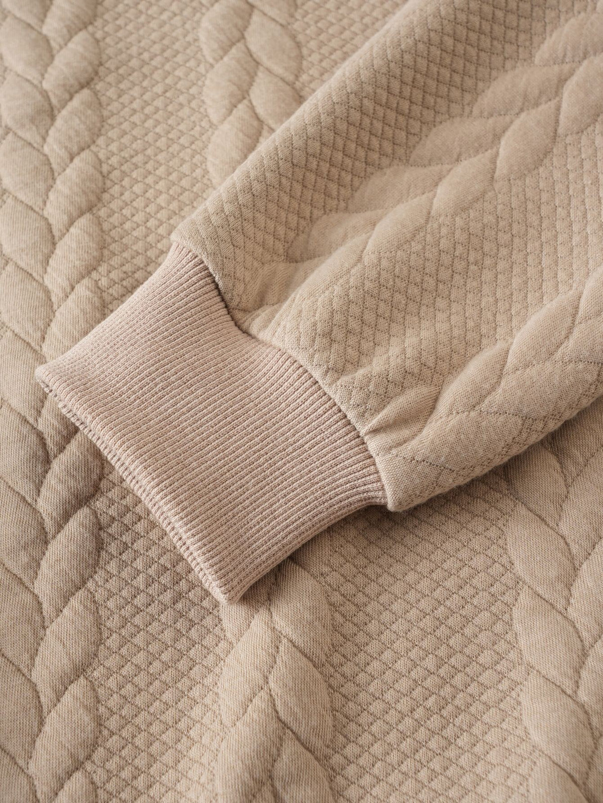 Cable Knit Quarter-Zip