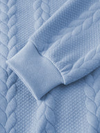 Cable Knit Quarter-Zip