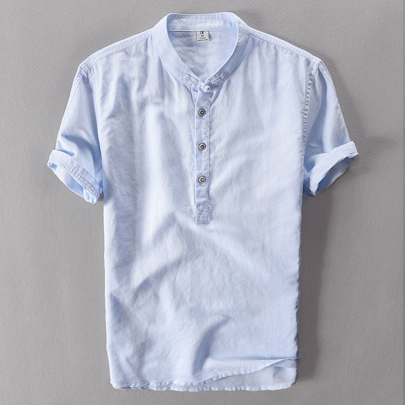 Riviera Linen Henley