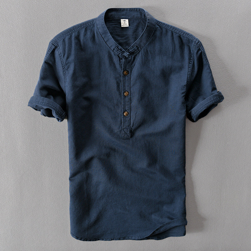 Riviera Linen Henley