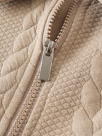 Cable Knit Quarter-Zip