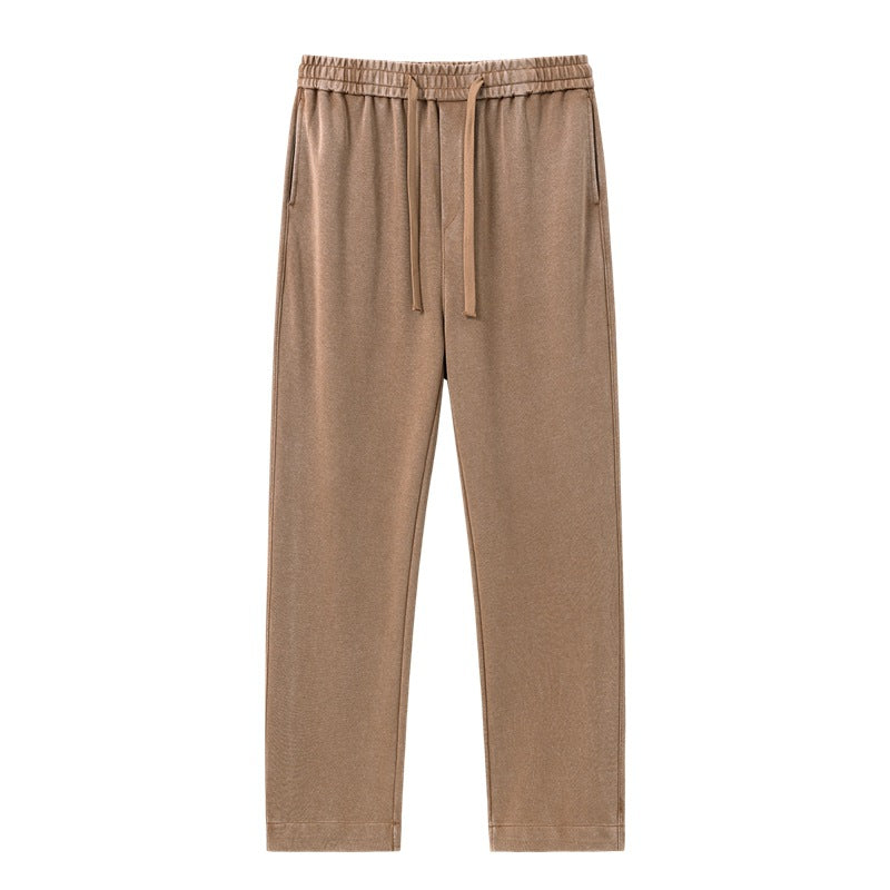 Acid Washed Straight Leg Sweatpant