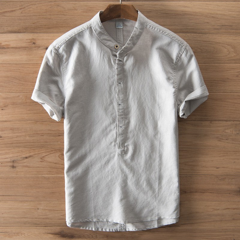 Riviera Linen Henley