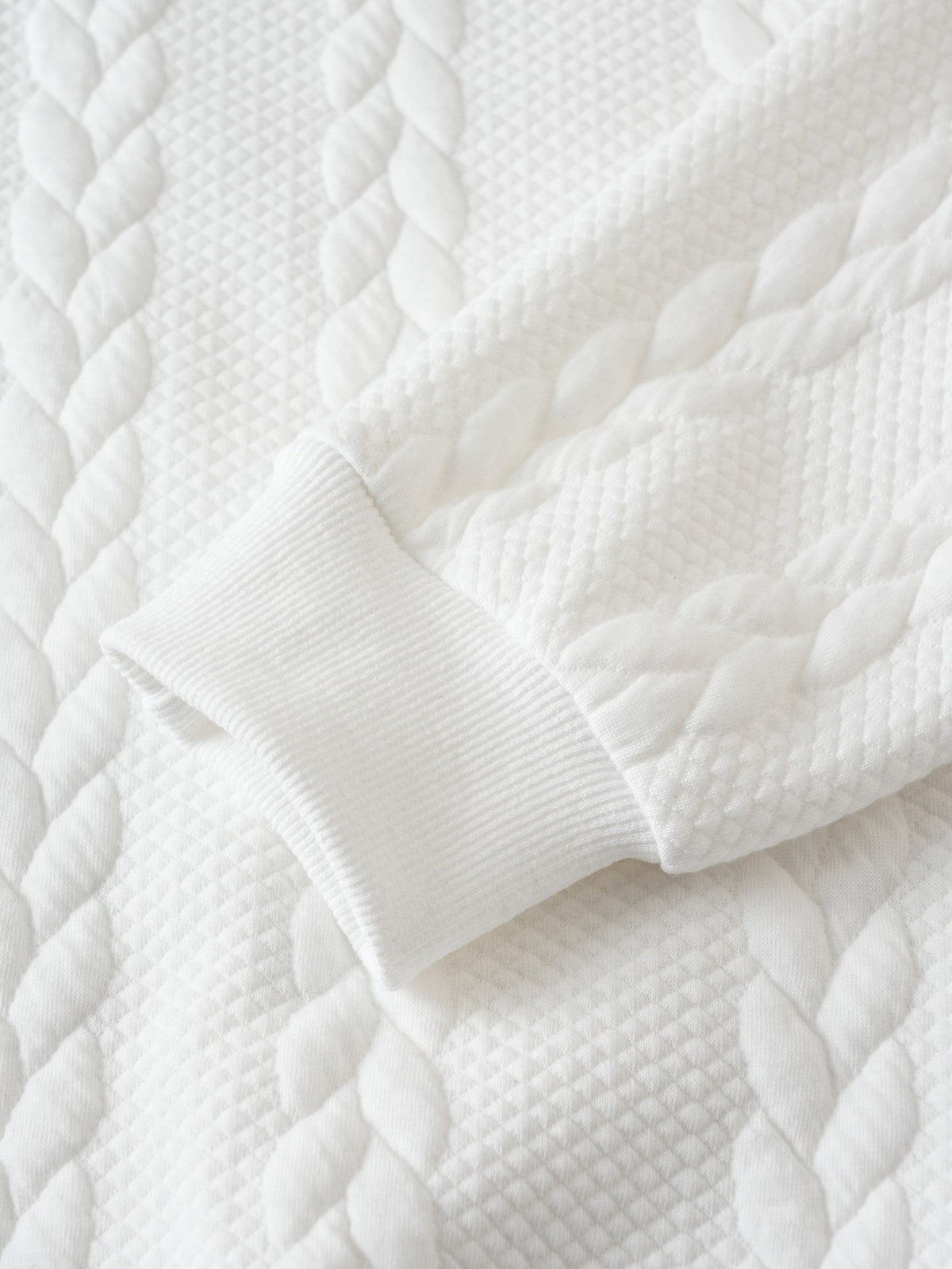 Cable Knit Quarter-Zip