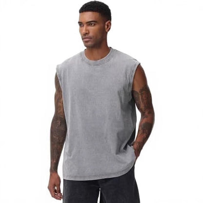Acid Wash Muscle Tank