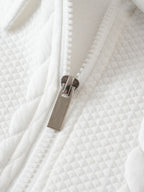 Cable Knit Quarter-Zip