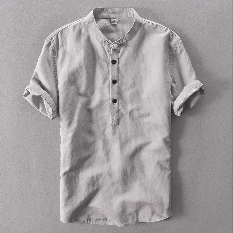 Riviera Linen Henley