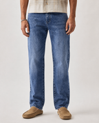 Stretch Straight Leg Denim Pants