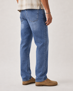 Stretch Straight Leg Denim Pants