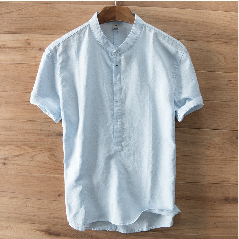 Riviera Linen Henley