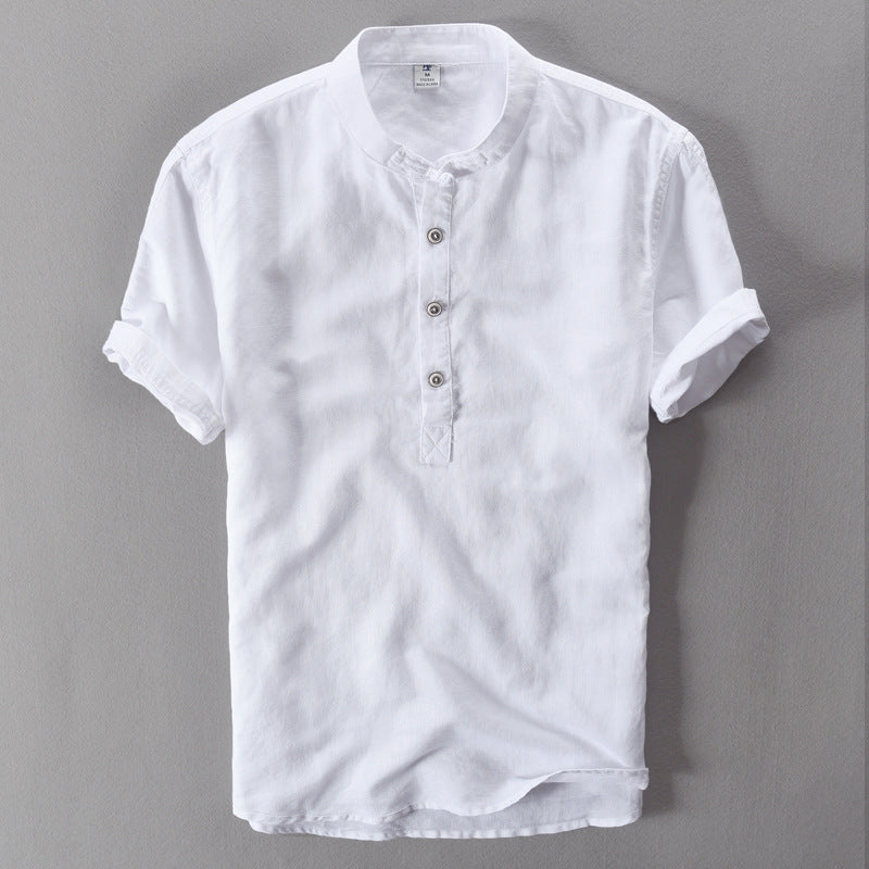 Riviera Linen Henley