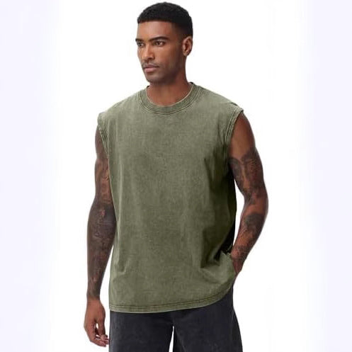 Acid Wash Muscle Tank