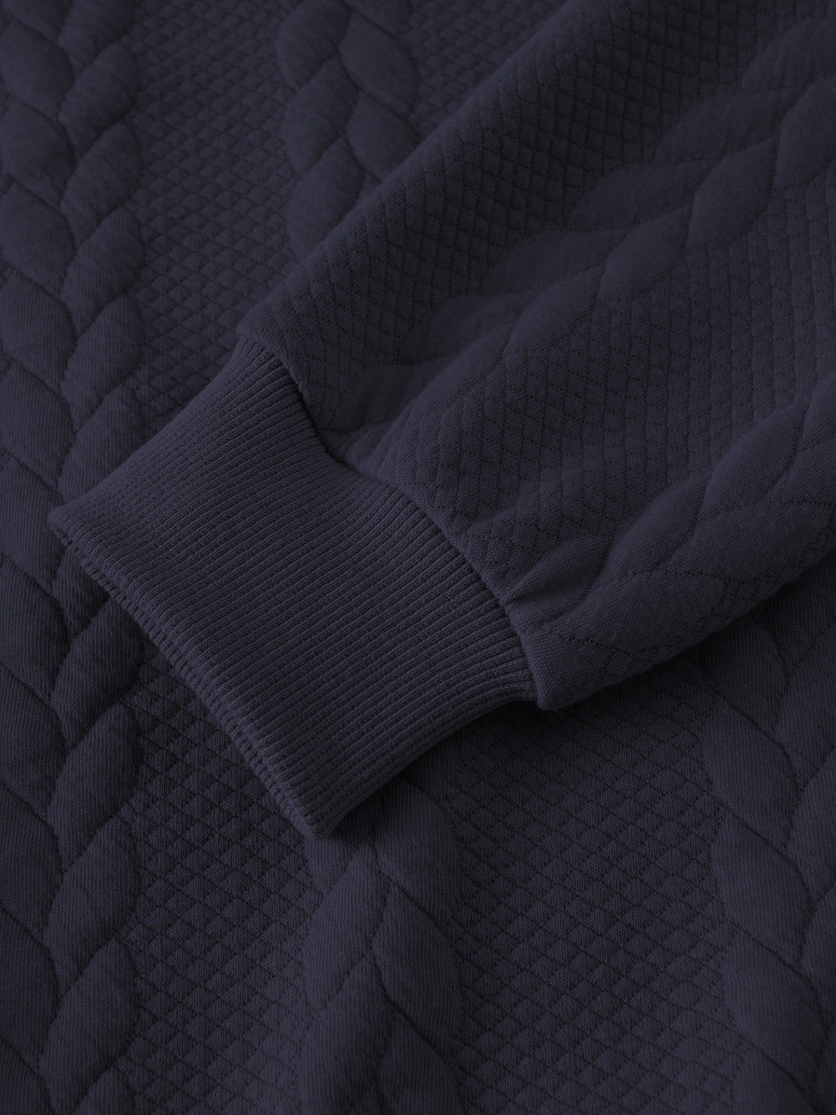 Cable Knit Quarter-Zip
