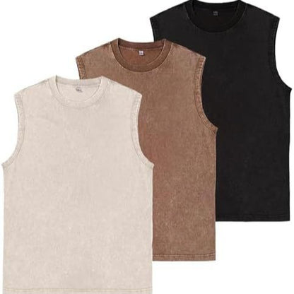 Acid Wash Muscle Tank