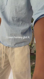Riviera Linen Henley