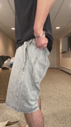 Acid Washed Longline Shorts